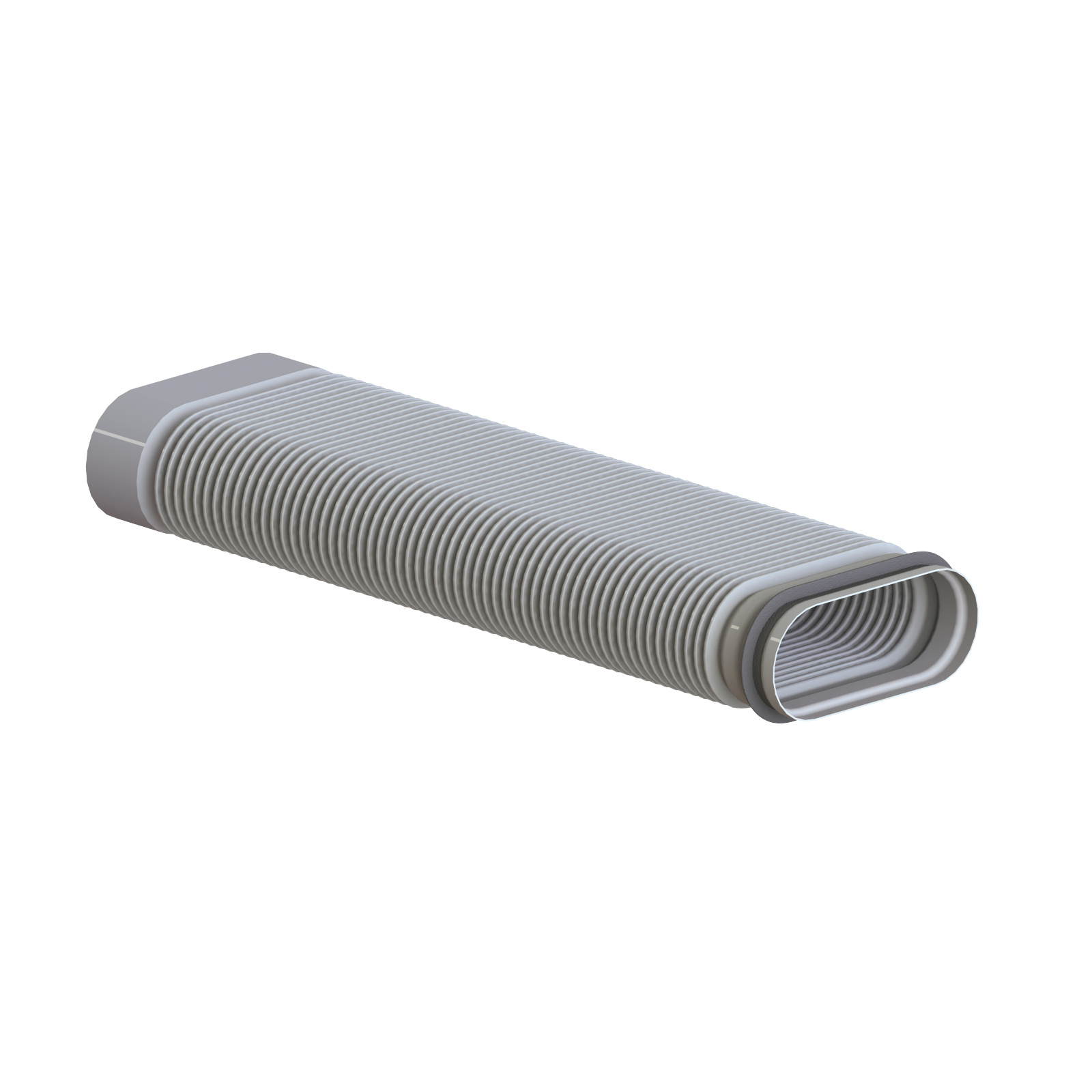 Rendering Zehnder ComfoFit Ck150 flexelement Comfortable indoor ventilation Side view