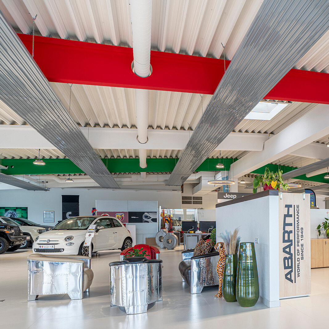 Zehnder ZFP, RHC, CP, Ceiling Panel, Zehnder, Reference, exhibition, salesroom, showroom, cars, Autoland, Pocking,bavaria