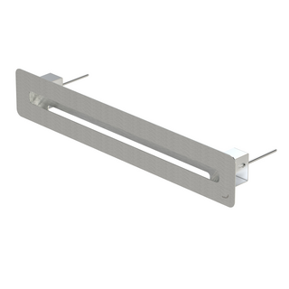 Zehnder_CSY_ComfoGrid CSB/P Linea_DGR-CSB/P-L400-W75-Linea-Inox Rendering ComfoGrid CSB Design line Comfortable indoor ventilation Angled view