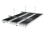 Rendering Zehnder ZIP Heating and cooling ceiling system Top view