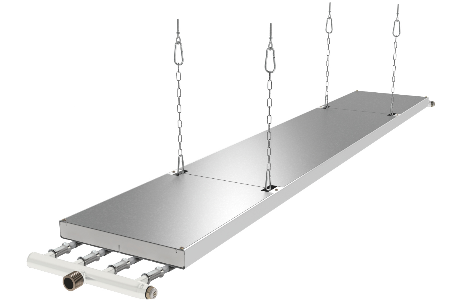 Rendering Zehnder ZIP Heating and cooling ceiling system 3D view