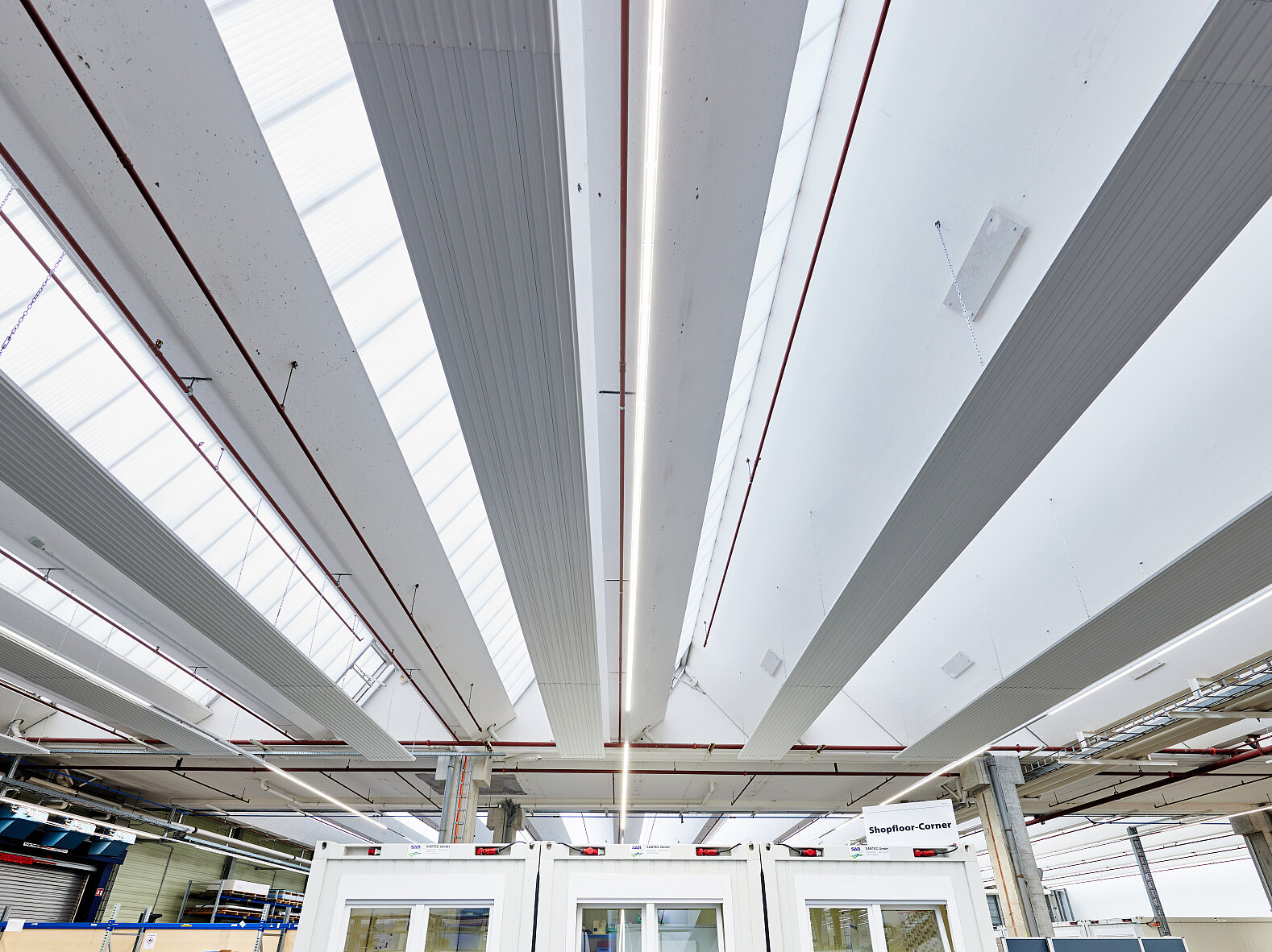 Zehnder ZFP, RHC, CP, Ceiling Panel, Zehnder, Reference, warehouse, production, hall, Rena, Mönchweiler