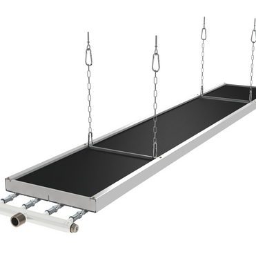 Rendering Zehnder ZIP Heating and cooling ceiling system Rear view