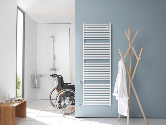 Rendering Zehnder Toga Decorative radiator Front view